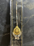 SILVER MANG TEEKA (Gold polished)