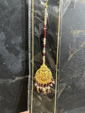 SILVER MANG TEEKA (Gold polished)