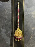 SILVER MANG TEEKA (Gold polished)
