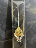 SILVER MANG TEEKA (Gold polished)