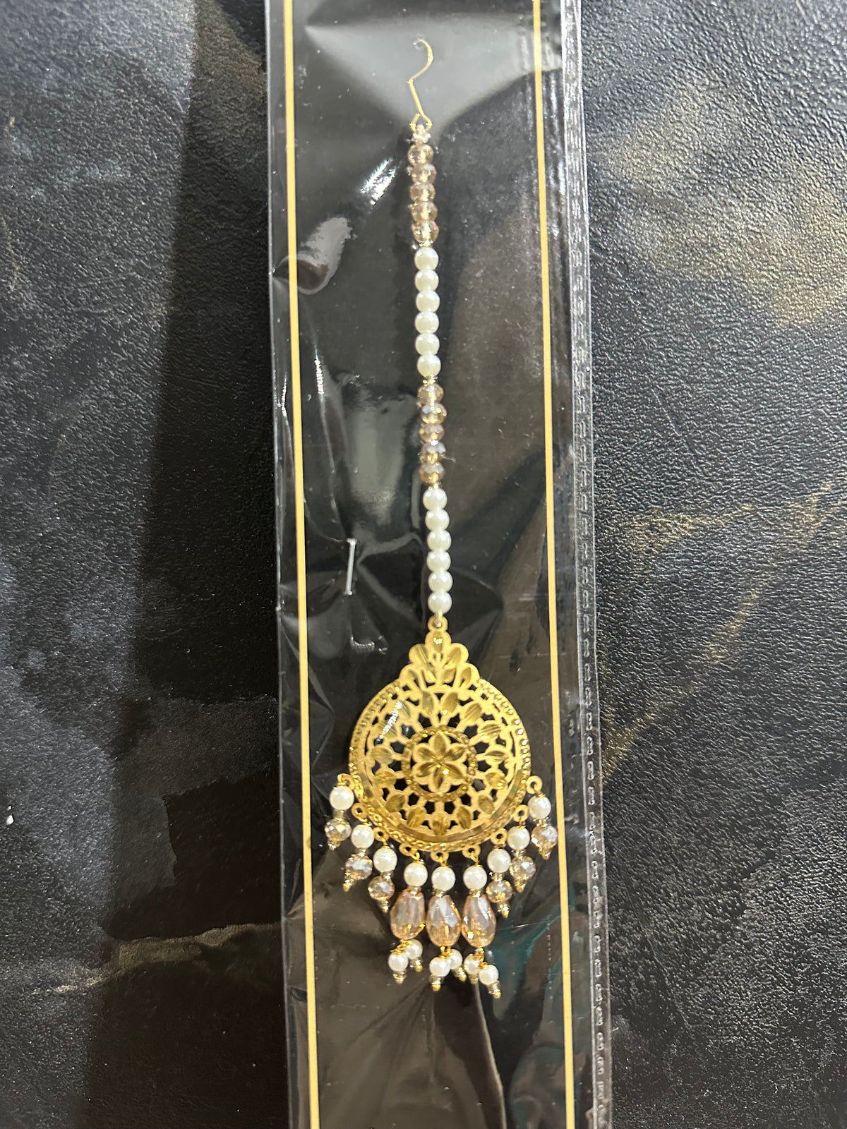 SILVER MANG TEEKA (Gold polished)
