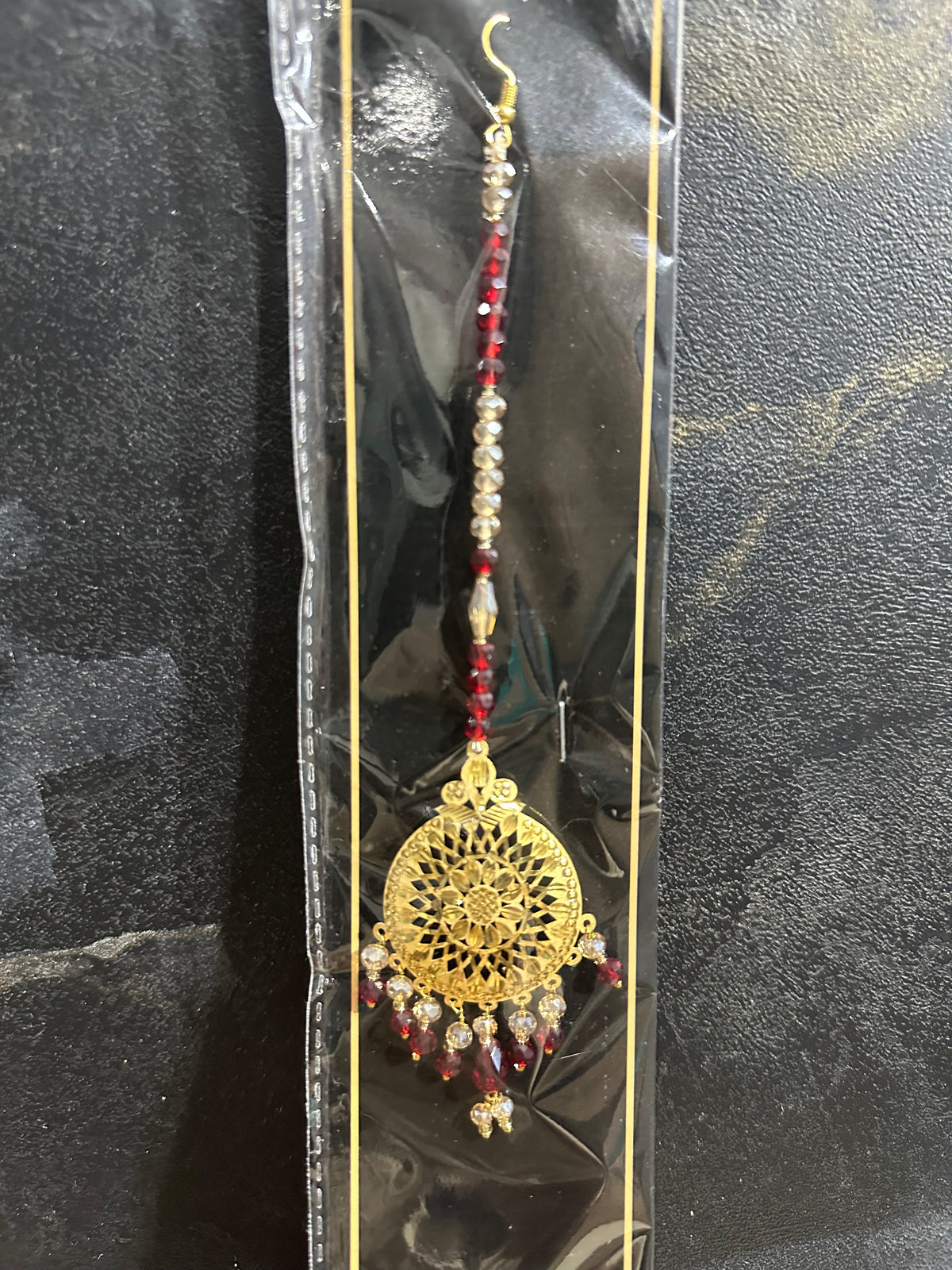 SILVER MANG TIKA (Gold polished)