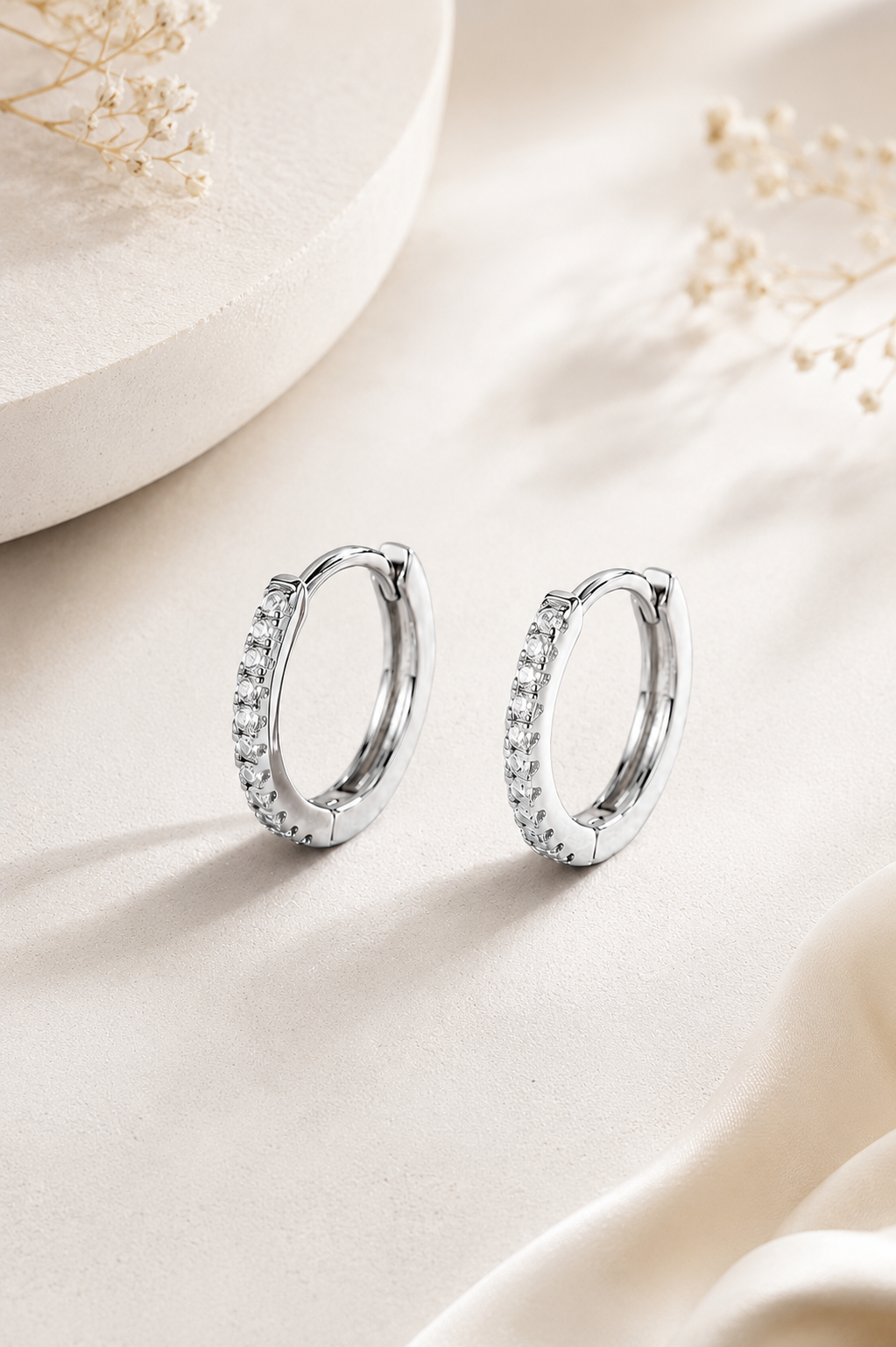 925 Silver Hoops Earrings
