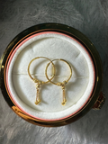 925 SILVER HOOPS GOLD PLATED (BAALI) (medium)