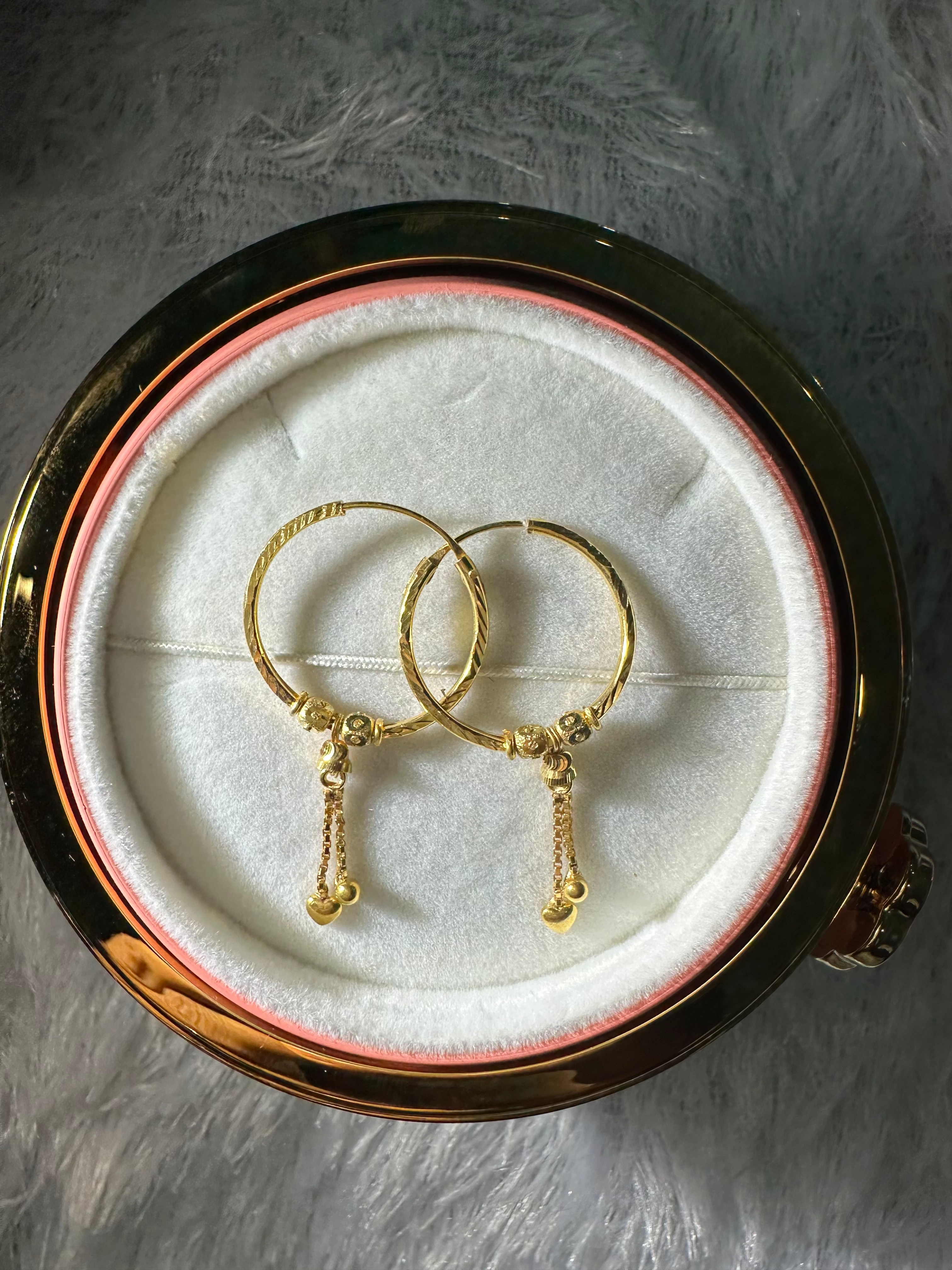 925 SILVER HOOPS GOLD PLATED (BAALI) (medium)