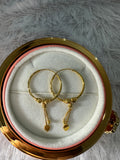 925 SILVER HOOPS (size medium)