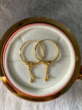 925 SILVER HOOPS (size medium)