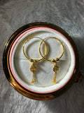 925 SILVER HOOPS (size medium)