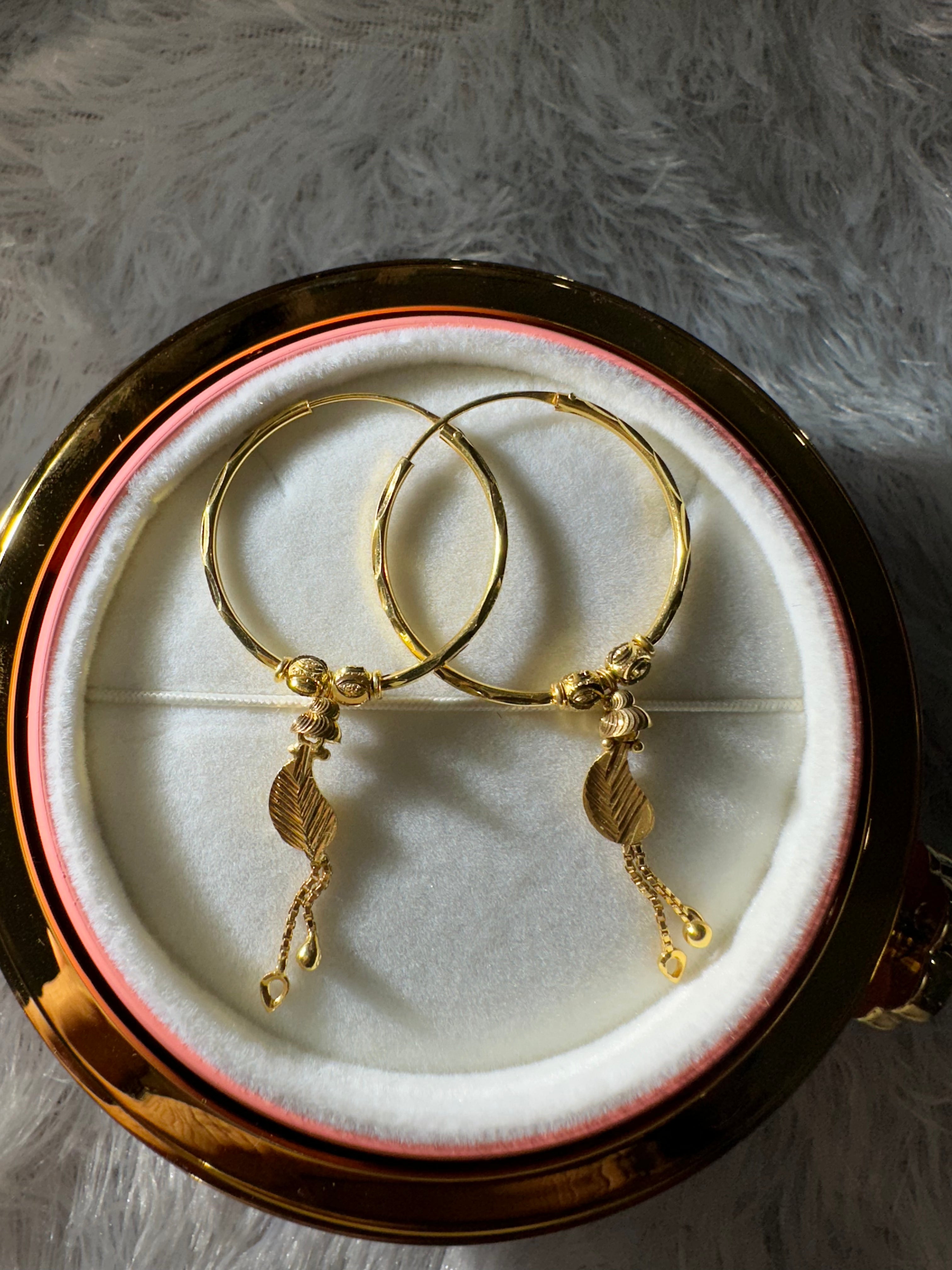 925 SILVER HOOPS (size medium)