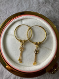 925 SILVER HOOPS (size medium)
