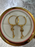 925 SILVER HOOPS (size medium)