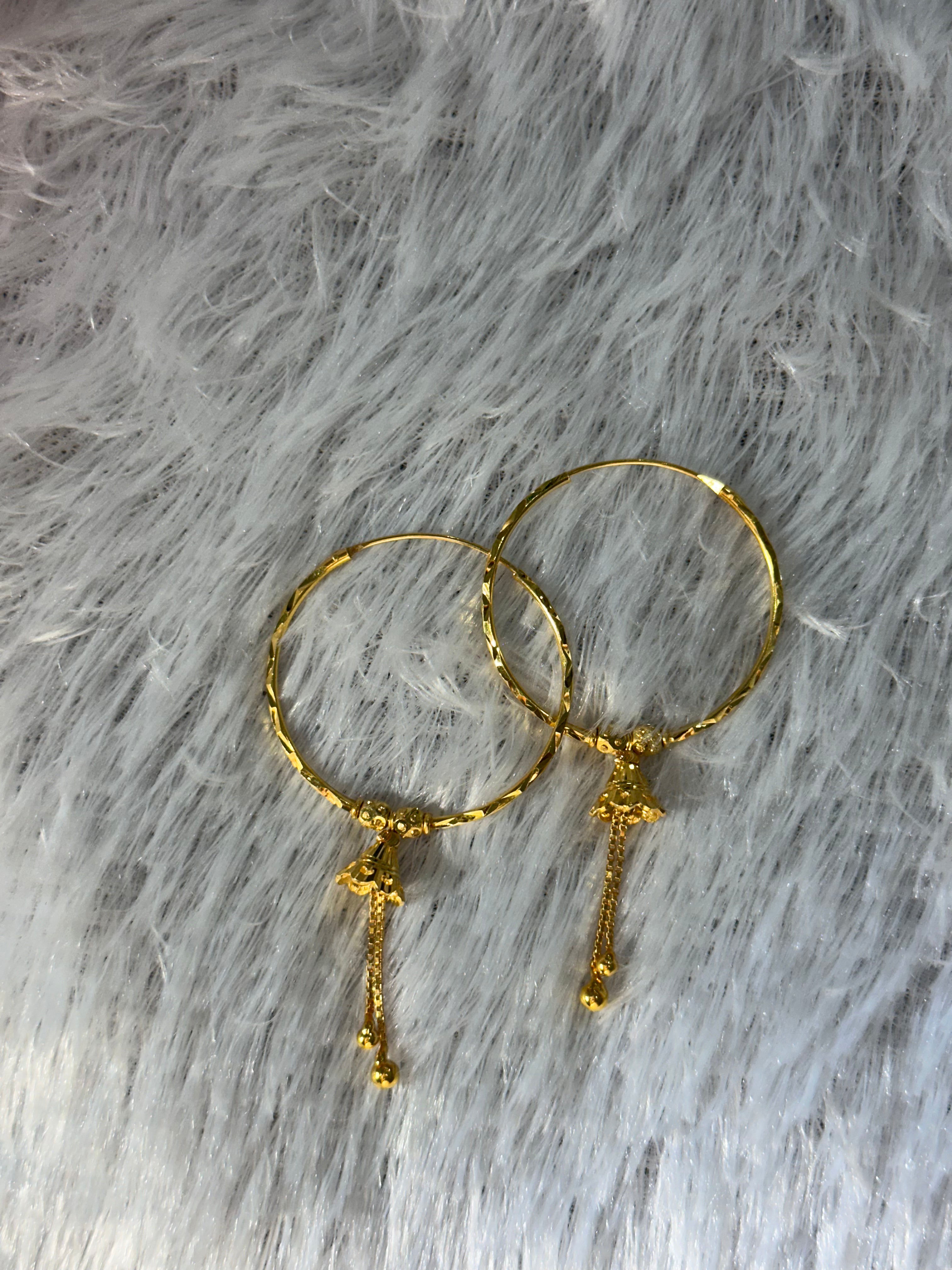 925 SILVER HOOPS (BAALA)  big size