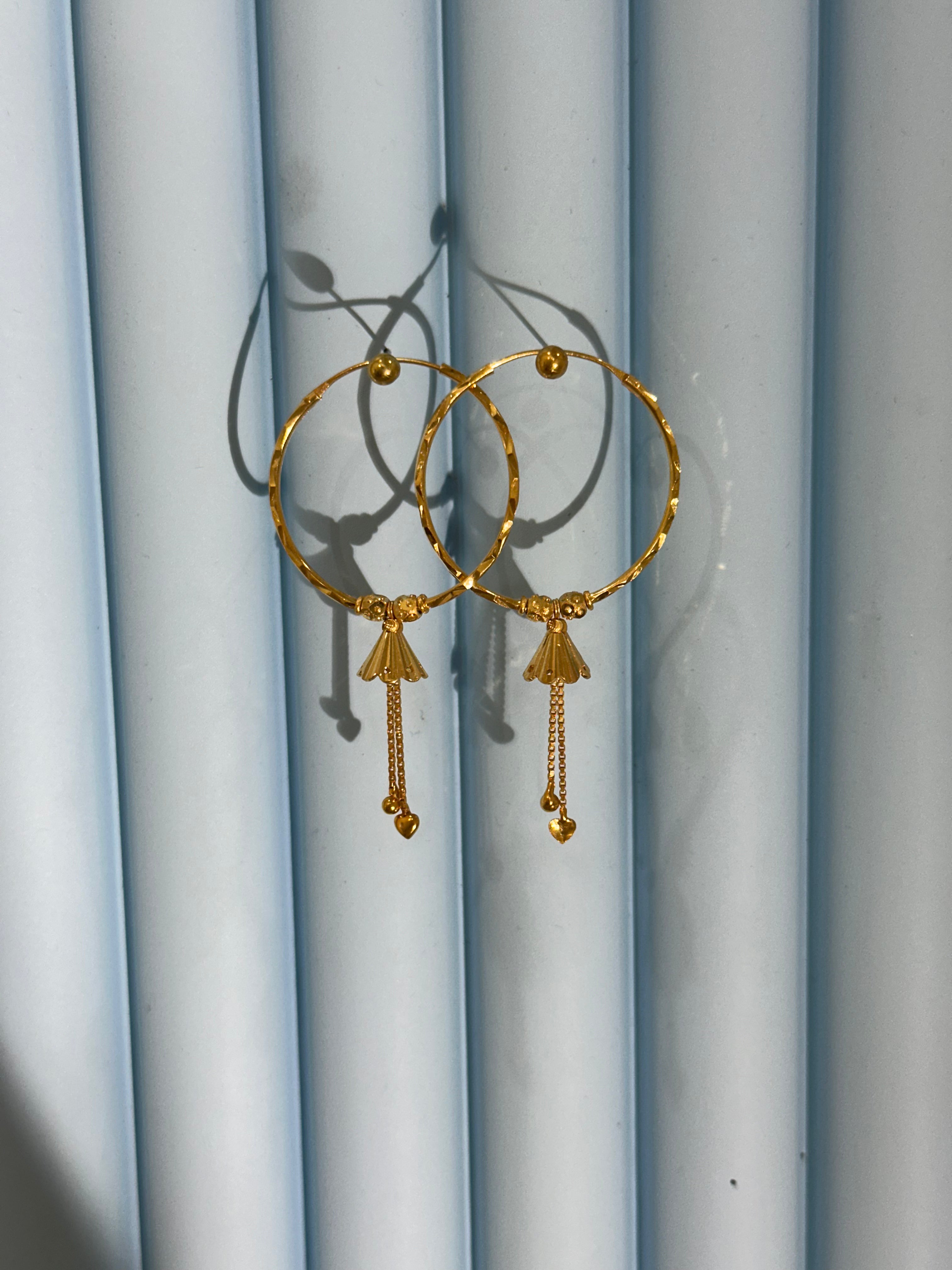 925 SILVER HOOPS (BAALI)  big size