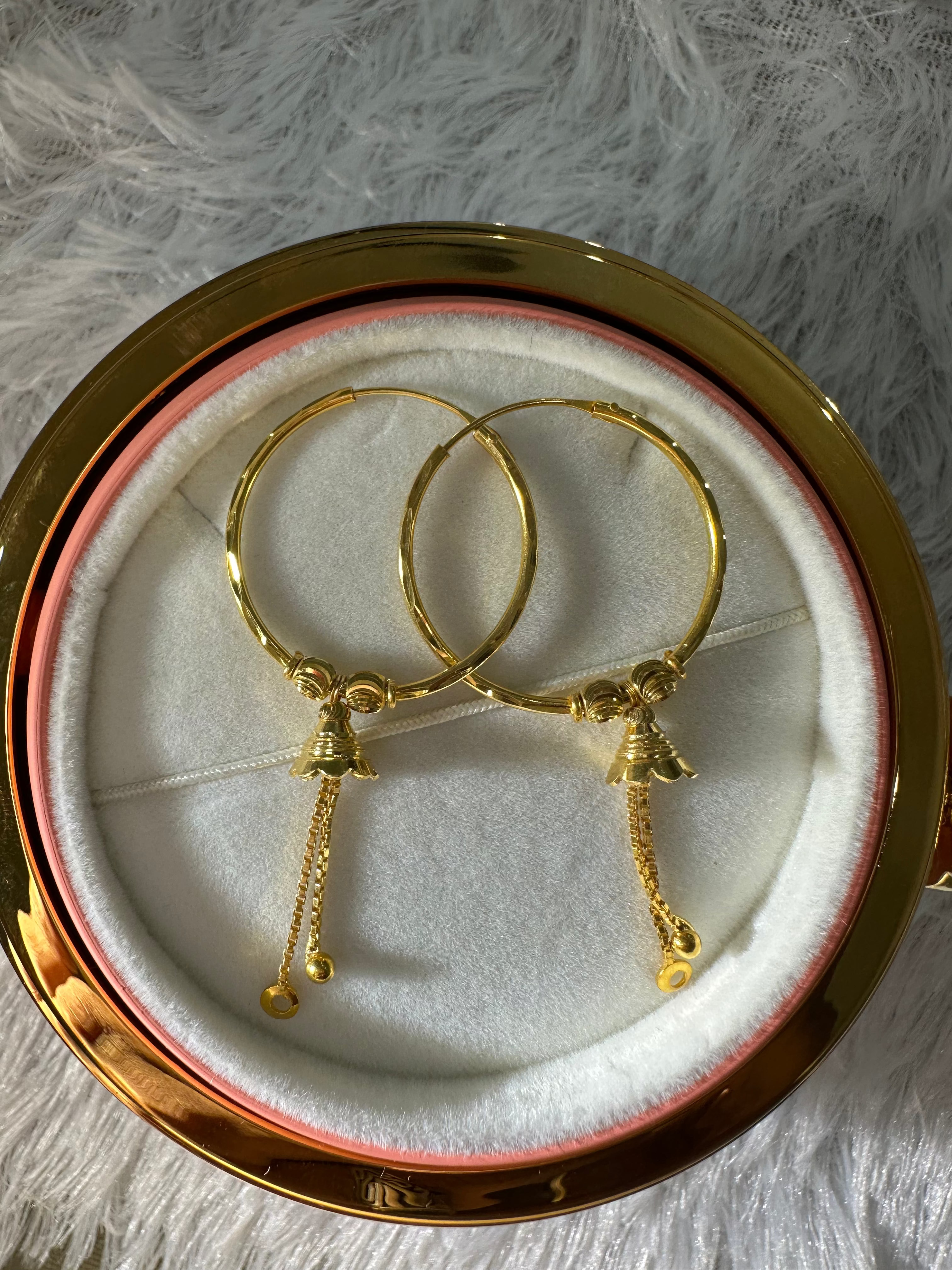 925 SILVER HOOPS (BAALI)  big size