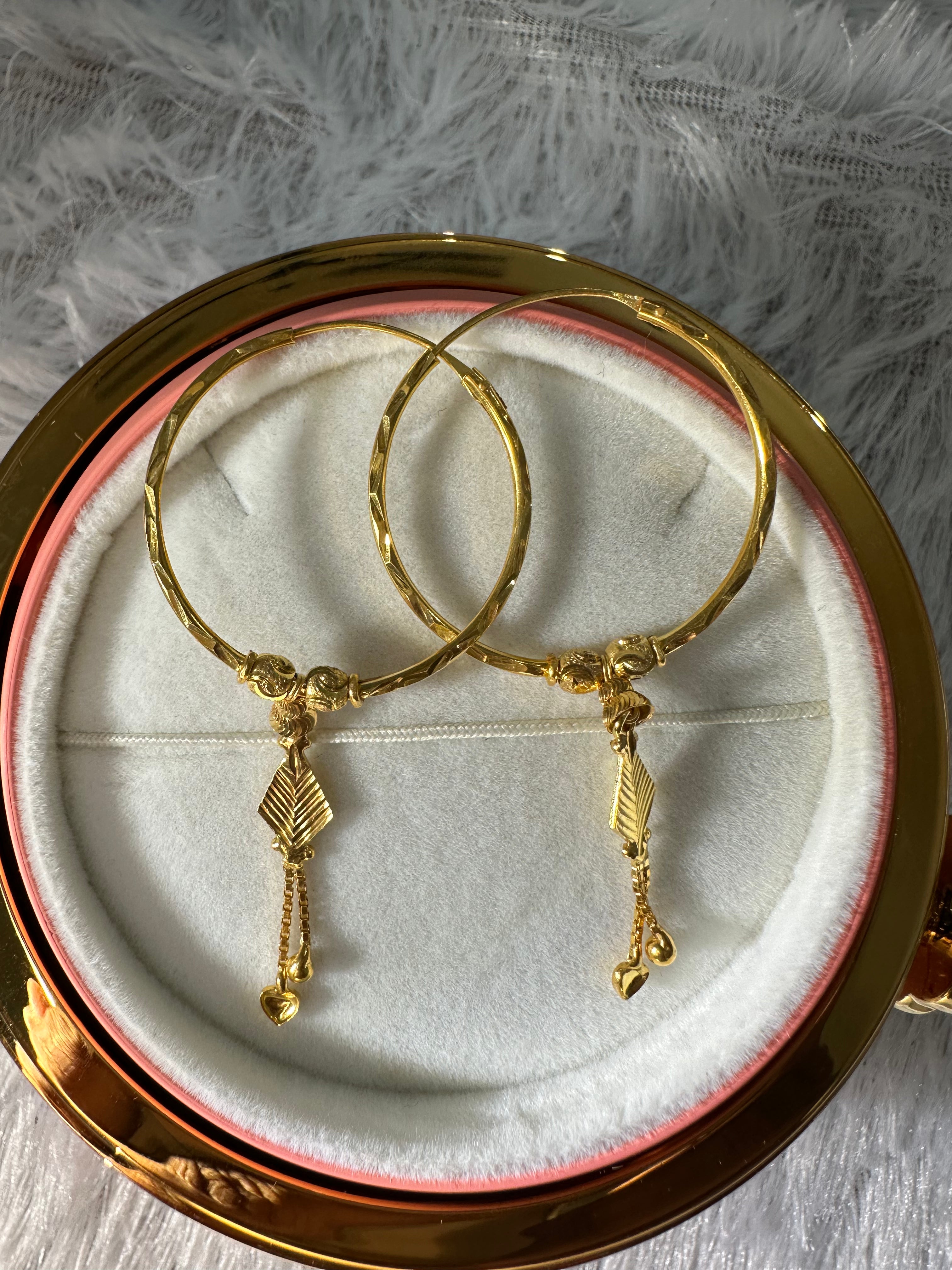 925 SILVER HOOPS (BAALI)  big size