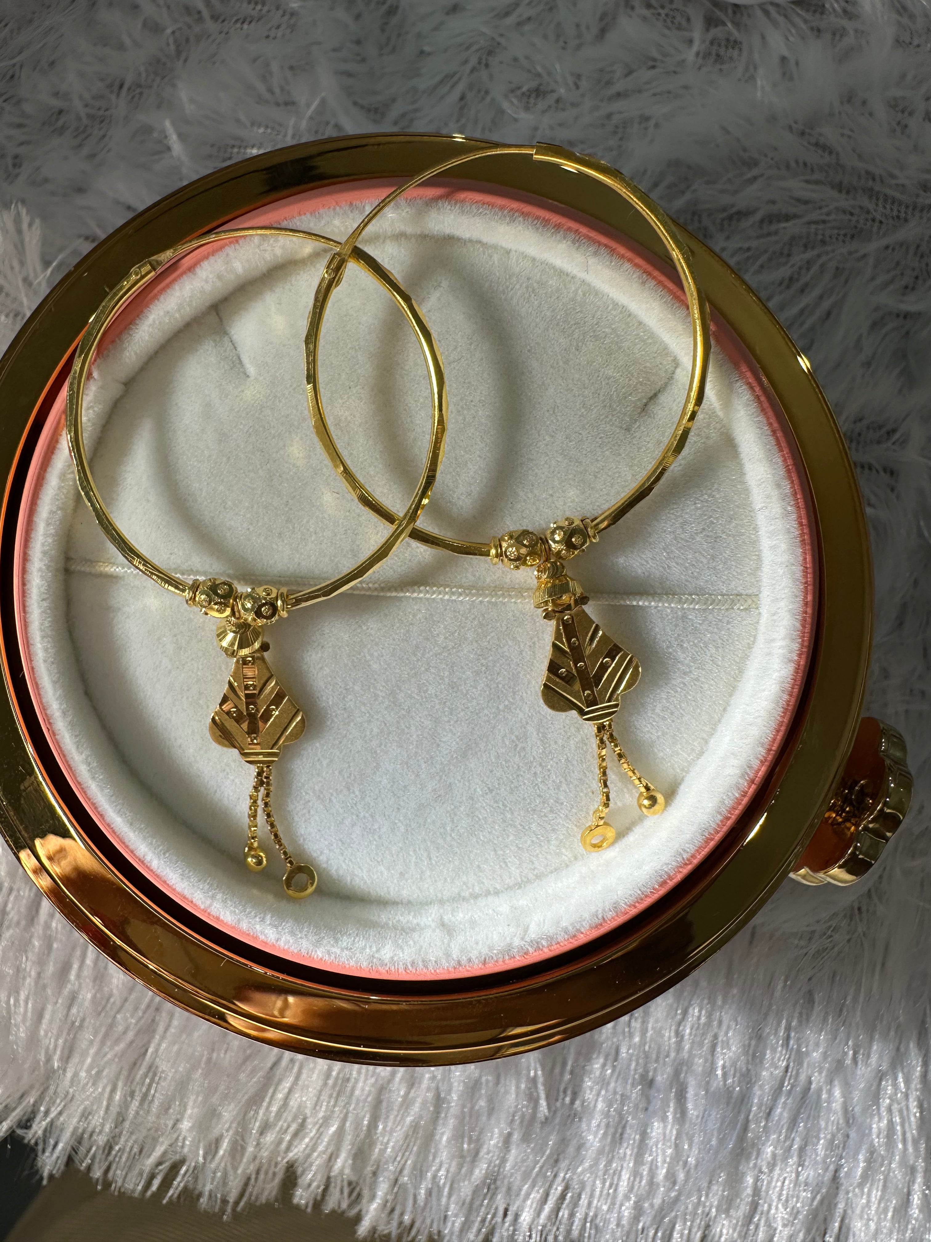 925 SILVER HOOPS (BAALI) big size
